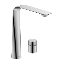 Duravit D.1 Смеситель для раковины на 2 отв. ручка-цилиндр, высокий h=253мм,, цвет: хром (D11130009010)