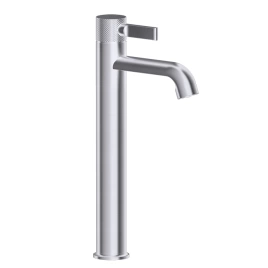 GESSI INCISO Смеситель для раковины на 1 отверстие, высокий h=337мм, без донного клапана Цвет: finox (58004#149)
