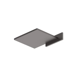 Fantini AK/25 Верхний душ с функцией водопада, настенный, латунь, цвет: Matt Gun Metal PVD (86 P5 8043B)