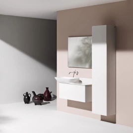 Laufen INO Шкаф подвесной, 360х305х1800мм, с 1 дверцей, DX, цвет: белый матовый (4.2545.2.030.170.1)