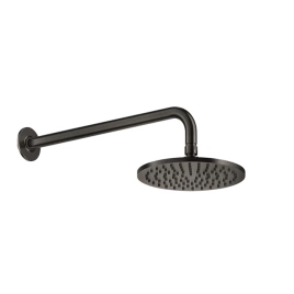 GESSI INCISO Душевая головка настенная, шарнирная на 1/2, 200мм, цвет: nero XL (58148#299)