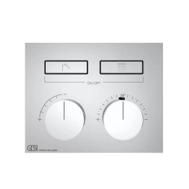 Gessi Hi-Fi Термостат для душа, с включением до 2 источников одновременно (внешняя часть), цвет: хром (63004#031)