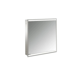 Emco Prime Зеркальный шкаф с подсветкой LED2 Facelift встраив. модель, 600 mm, 1-дверка, IP 20 петли справа, зеркальная задняя стенка (9497 062 32)