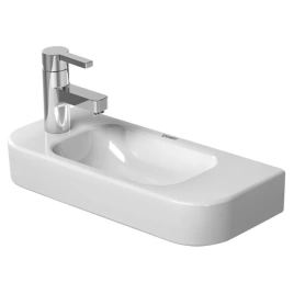 Раковина DURAVIT Happy D2 50х22 см с 1 отв под смесительитель слева SX без слив перелива цвет белый (711500009)