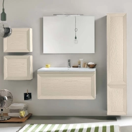 EBAN Paola 100 база подвесная 100x47x48,5h, с 1 выдвижным +1внутр. ящиками, доводчики Blum,цвет pergamon (FBSPA100-PGx0 pergamon)