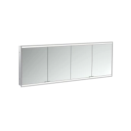 Emco Prime Зеркальный шкаф с подсветкой LED 2 Facelift, цвет черный встраив. модель, 2000 mm, 4-дверки, IP 20 зеркальная задняя стенка (9497 135 67)