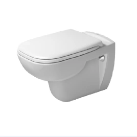 Duravit D-Code Комплект: подвесной унитаз Rimless 257009 355х545 мм.+ сиденье с автоматическим закрыванием 006739 (45700900A1 (257009+006739) )