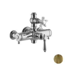Nicolazzi Termostatico Термостатический смеситель, вывод сверху 3/4, цвет: Bronze Plated (4917BZ18)