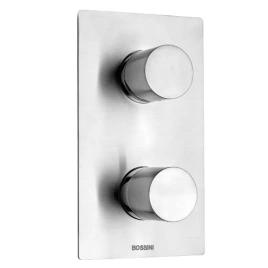 Bossini Inox Смеситель для душа, встраиваемый (внешняя часть), с девиаторм 1/2/3/4/5, цвет: сталь брашированная (INZ042.075)