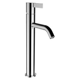 Laufen Kartell Смеситель для раковины высокий, на 1 отв, без донного клапана, излив 125мм, цвет: хром (3.1133.8.004.120.1)