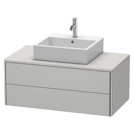 Duravit XSquare База подвесная 1000х548х400 мм, с 2 выдв ящик, Цвет Бетонно-серый матовый (XS491100707)