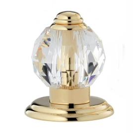 THG MANDARINE CRISTALLIA DIAMANT Вентиль смесителя для раковины, цвет полированное золото (U1K-F01-35)