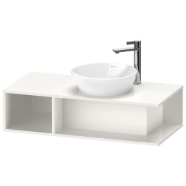Duravit D-Neo Тумбочка подвесная компакт, 260x1000x480 мм, 1 открытое отделение на левой стороне, цвет: белый высокоглянцевый (DE493902222)