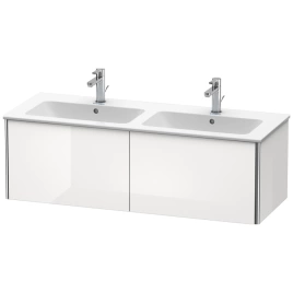 Duravit XSquare База под раковину 1280х478х400 мм, с 2 выдв ящик, Цвет белый глянц.(для 233613) (XS407502222)