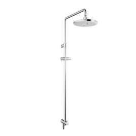 TOTO SHOWERS Душевая стойка без смесителя, открытый монтаж, 220x584x1190мм, Comfort Wave, Warm Spa, цвет: хром (без шланга и ручного душа) (TBW01002R)