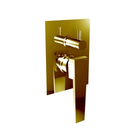Bongio Stelth Смеситель встраиваемый для ванны на 2 выхода, цвет Gold (01519OREU)