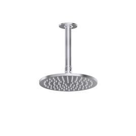 GESSI INCISO Потолочная душевая головка шарнирная на 1/2, 200мм, длина изготавливается под заказ, цвет: Finox Brushed Nickel (58150#149)