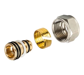 Фитинг STOUT компрессионный для труб металлопластиковых PEX-AL-PEX 16x2-0x1/2