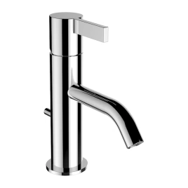 Laufen Kartell Смеситель для раковины, на 1 отв, без донного клапана, излив 115мм, цвет: нержавеющая сталь (PVD) (3.1133.1.090.100.1)