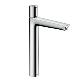 Hansgrohe Talis E Смеситель для раковины 240, на 1 отв, с донным клапаном, излив 183мм, h234мм, цвет: хром (71716000)