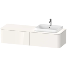 Duravit Happy D.2 Plus Тумба подвесная 354x1600x550мм 2 ящика, DX, цвет: белый глянцевый (HP4944R2222)
