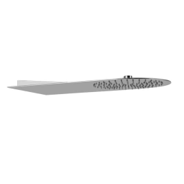 GESSI Tremillimetri Душевая головка для настенного крепления 300х550 мм, цвет Steel Brushed (33071#239)