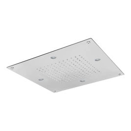 CISAL Zen Shower Встраеваемый верхний душ 32х32 см,1 тип струи, Дождь,выключатель,трансформатор, цвет полированная нержавеющая сталь (ZS027160D2)