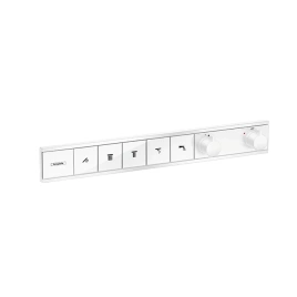 Hansgrohe RainSelect Встраиваемый термостат для душа, 5 источников (внешняя часть), цвет: белый матовый (15384700)