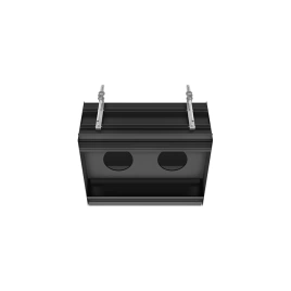 GESSI BINARIO Профиль линейный 460 мм, для 2 модулей, установка Easy-Fix, цвет Black XL (61123#299)