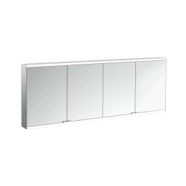 Emco Prime Зеркальный шкаф с подсветкой LED 2 Facelift навесная модель, 1800 mm, 4-дверки, IP 20 задняя панель цвет белый (9497 063 64)