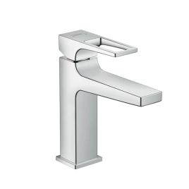 Hansgrohe Metropol Смеситель для раковины 110, на 1 отв, с донным клапаном Push-open, излив 135мм, h117мм, цвет: хром (74507000)