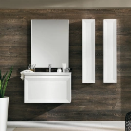 EBAN Pink 81, раковина керамическая, 81x46,5, форма: большой овал, с 1 отв, цвет: белый (FPLPK081-Bx1)
