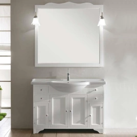 EBAN Arianna/Gemma Раковина Amerina120 керамическая 120x52см c 1 отв, белая (FPLEB120-Bx1)