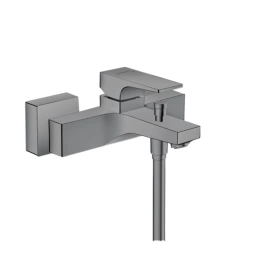 Hansgrohe Metropol Смеситель для ванны настенный, излив 180мм, цвет: шлифованный черный хром (32540340)