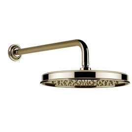 GESSI VENTI20 Верхний душ 328 мм, с настенным держателем 389 мм, цвет Brass PVD (65149#710)