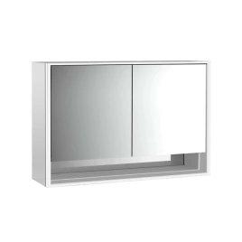 Emco Loft Зеркальный шкаф с подсветкой LED с с ниж.отделением навесная модель, 1200 mm, 2-дверки зеркальная задняя стенка (9798 052 18)