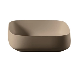 Artceram Cognac Раковина 55x35 см, без отв., накладная Quadro, цвет: tortora (COL008 40 00)