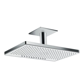 HG Rainmaker Select 460 Верхний душ 466x300мм, потолочный держатель, 2jet (Rain, RainStream), цвет: белый/хром (24004400)