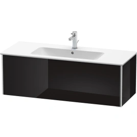 Duravit XSquare База под раковину 1210х478х400 мм, с 1 выдв ящик, Цвет черный глянц.(для 233612) (XS407404040)