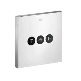 AX ShowerSelect Встраиваемый модуль с 3 запорными клапанами (внешняя часть), цвет: хром (36717000)