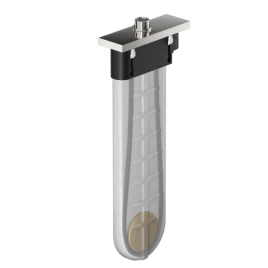Hansgrohe sBox Внешняя часть с прямоугольной розеткой, монтаж на край ванны, цвет: хром (28010000)