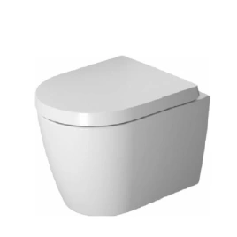 Duravit ME by Starck Комплект: унитаз подвесной Compact Rimless, 370x480 мм 253009 + сиденье с микролифтом: 002019 цвет: белый (45300900A1 (253009+002019))