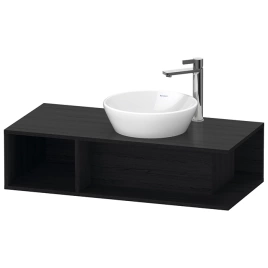 Duravit D-Neo Тумбочка подвесная компакт, 260x1000x480 мм, 1 открытое отделение на левой стороне, цвет: Black Oak (DE493901616)