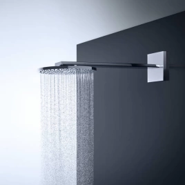 AX ShowerSolution Верхний душ, 250мм, 1jet, с держателем 450мм, настенный монтаж, цвет: хром (35284000)