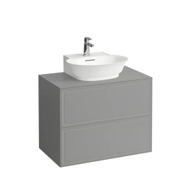 Laufen New Classic База под раковину подвесная, 780х450х600 мм, 2 ящиками, цвет серый (для раковины 816852) (4.0601.4.085.627.1)