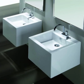 Раковина SIMAS Frozen 50 5x50см с 1 отв выбитым вручную цвет белый