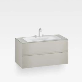 Armani Roca Baia Тумба подвесная 120х59х61см с 2 ящиками, со столешницей под 1 раковину, цвет: silver (7.8572.0.181.9)