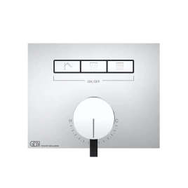 Gessi Hi-Fi Смеситель для душа, с включением до 3 источников одновременно (внешняя часть), цвет: хром (63081#031)