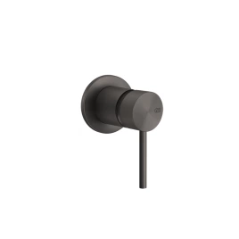 GESSI 316 Встраиваемый смеситель, на 1/2, 1 источник (внешние части), цвет: brushed black metal pvd (54019#707)