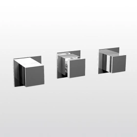 Stella Bamboo Quadro Встраиваемый смеситель для ванны/душа 3254TR с переключателем, цвет: хром (BQ 03101 CR00)